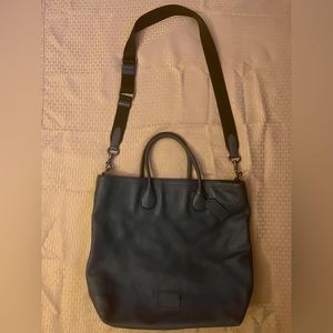 Coach Leather Large Willow Shoulder Bag. Navy Blue 16 (L) x 18 (W)